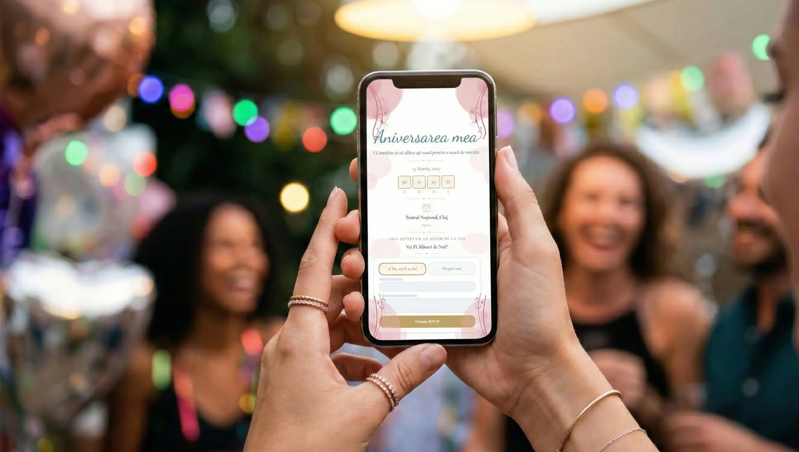 Petrecere aniversară memorabilă cu invitații digitale