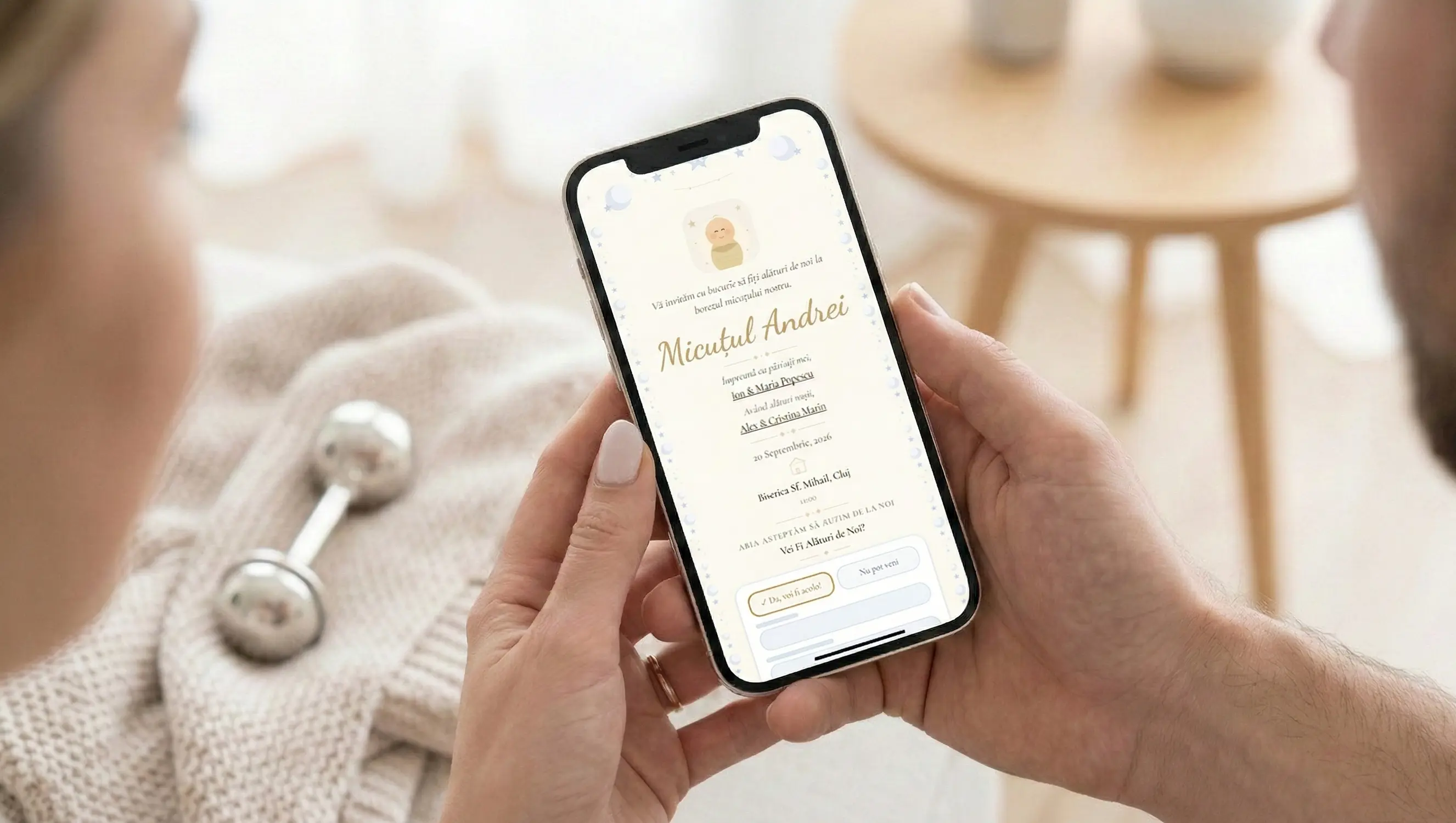 Cum alegi invitația digitală perfectă pentru botez